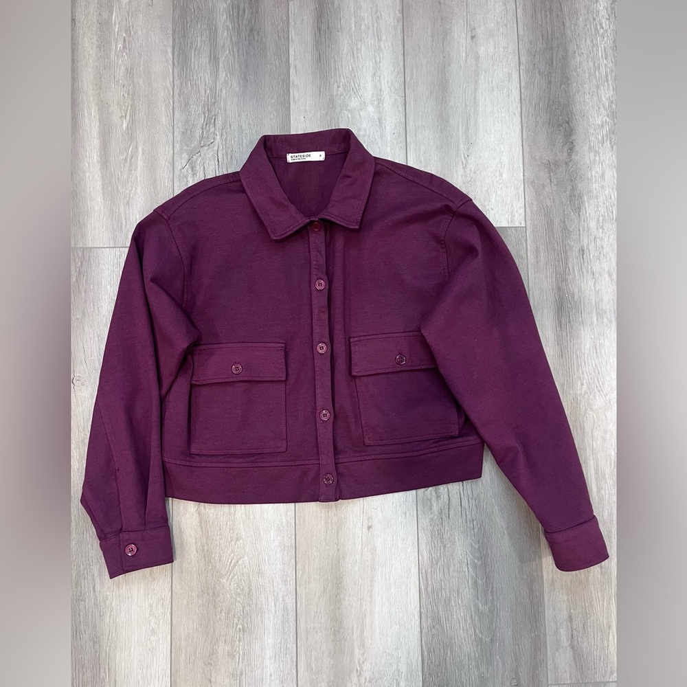 Stateside Ponte Cropped Jacket NWOT